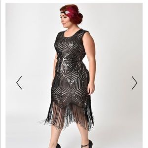 Unique Vintage Flapper Dress 1920s Great Gatsby